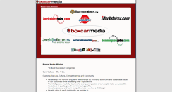 Desktop Screenshot of boxcarmedia.com