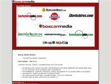 Tablet Screenshot of boxcarmedia.com